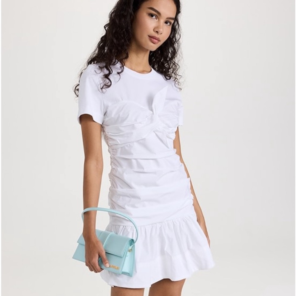 NEW! Tanya Taylor women’s white cotton poplin Peyton dress.